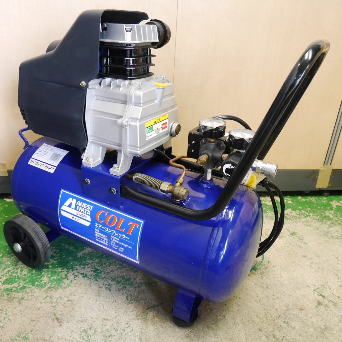 [送料無料] キレイ☆アネスト岩田 COLT エア コンプレッサー HX4004 エアー ツール 工具 コルト ANEST IWATA☆