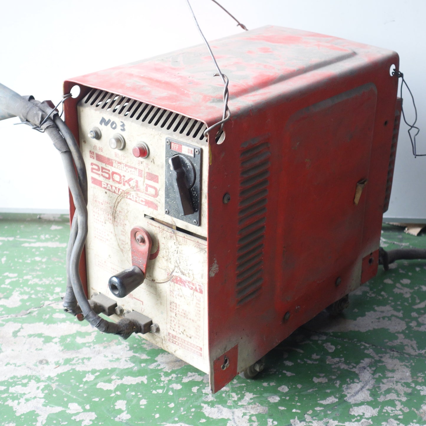 [送料無料] ◆National  交流 アーク 溶接機 250KLD PANA-ARC YK-256 KLD-3 パナアーク ナショナル Panasonic パナソニック 現状品◆