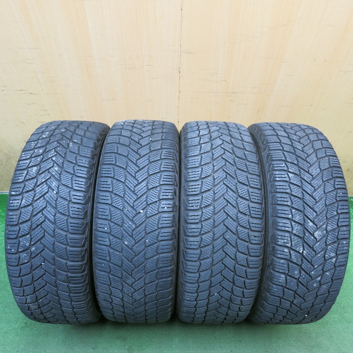 バリ溝！キレイ！9分◎スタッドレス 215/50R17 ミシュラン X-ICE SNOW V.E.X. VEX 社外 アルミ 17インチ PCD114.3/5H◎6091303HAス