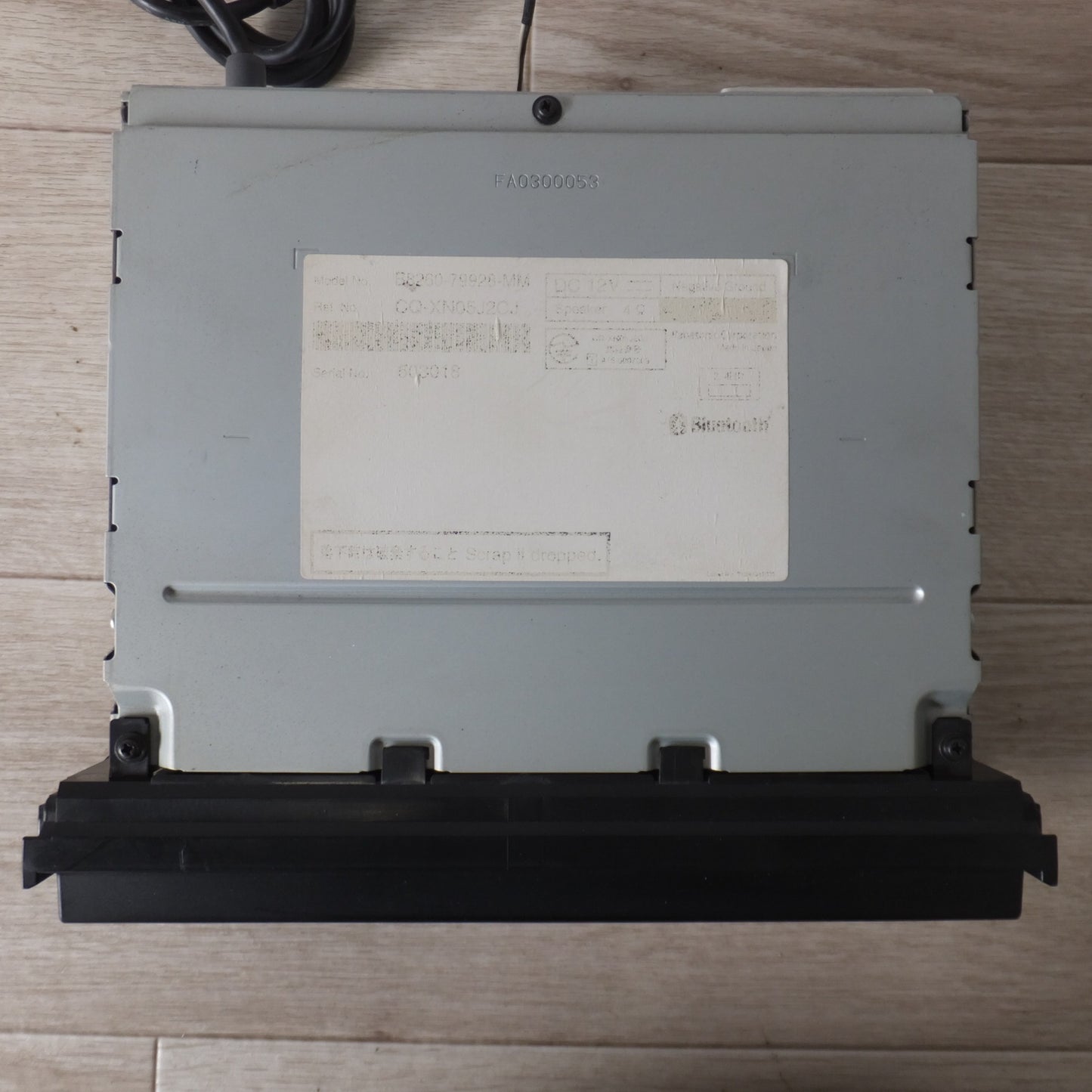 [送料無料] 現状品★パナソニック製 三菱 純正 オリジナルナビゲーション B8260-79928-MM MM115D-WM[21]★