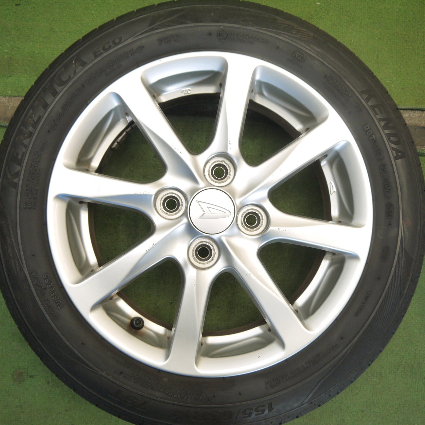 4本価格！24年◎ダイハツ タント 純正 155/65R14 ケンダ KENETICA ECO 14インチ PCD100/4H◎6080301Hノ