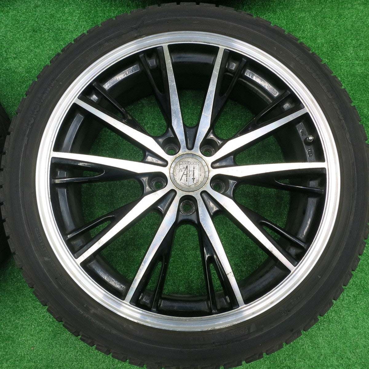*送料無料* 4本価格★ANHELO CORAZON 225/45R19 スタッドレス ヨコハマ アイスガード iG50 アネーロコラソン PCD114.3/5H★4072701HAス