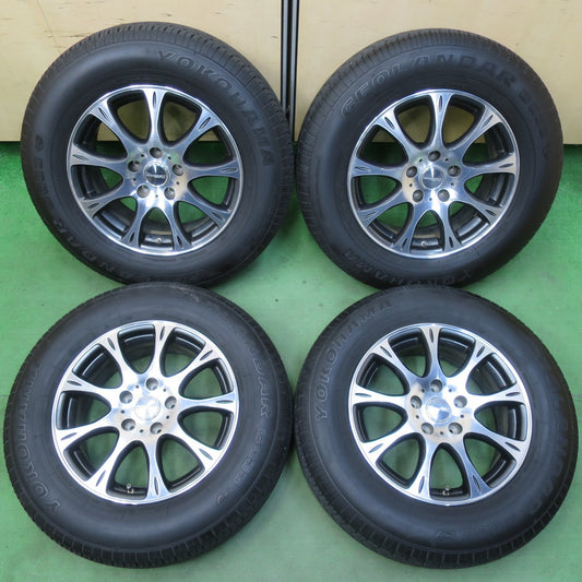 バリ溝！キレイ！9分★215/70R16 ヨコハマ ジオランダー G033 ROZEST X9 ローゼスト 16インチ PCD114.3/5H★5060505イノ