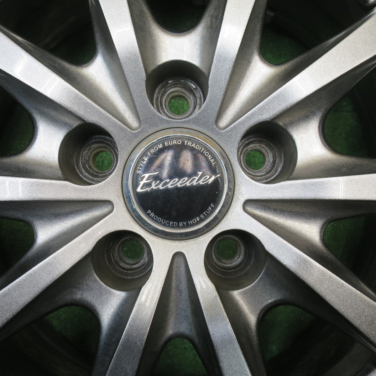 バリ溝！23年！9.5分★プリウス 等 195/65R15 スタッドレス ダンロップ ウインターマックス WM02 Exceeder エクシーダー 15インチ PCD100/5H★5110603NJス