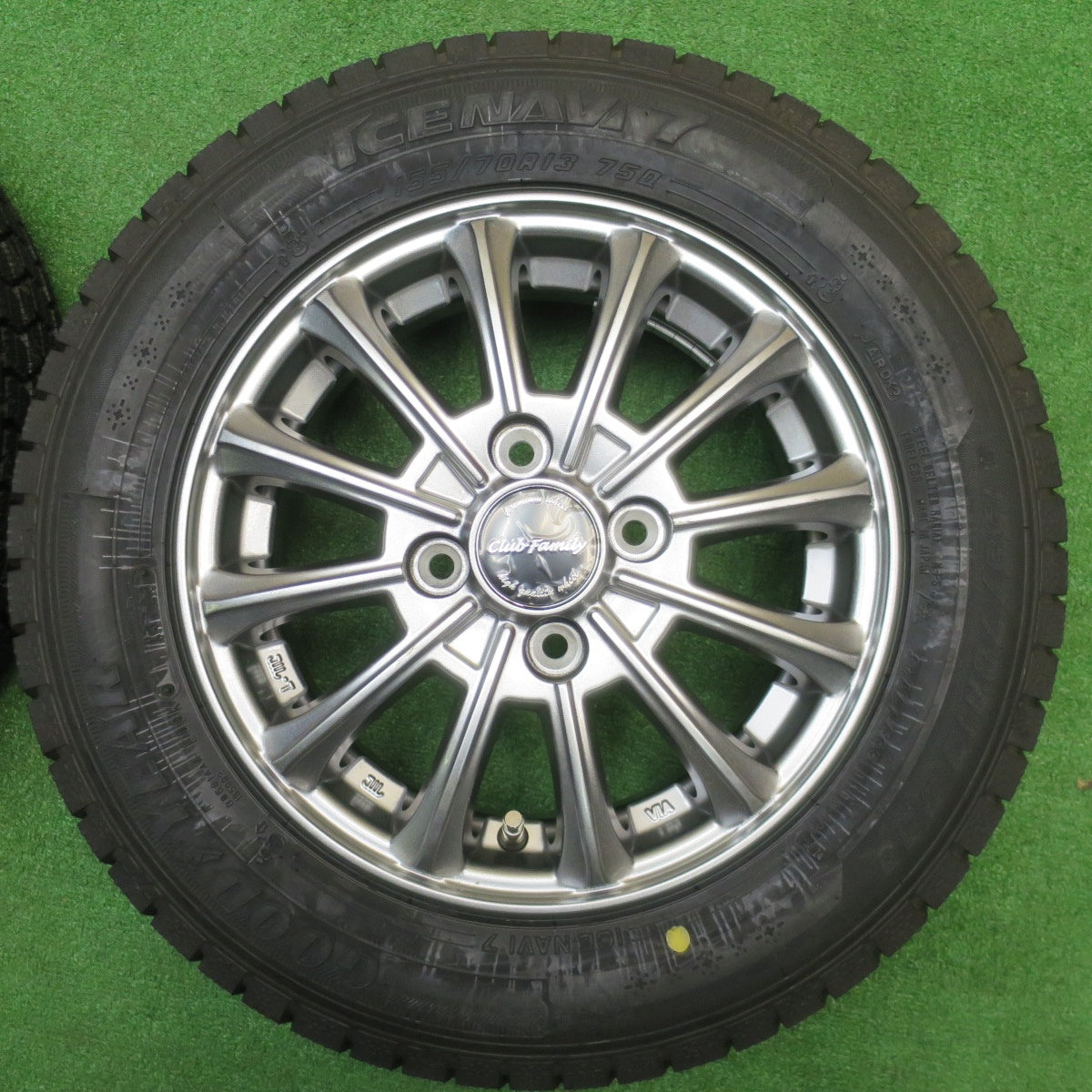 未使用！23年★スタッドレス 155/70R13 グッドイヤー アイスナビ7 Club Family クラブ ファミリー 13インチ PCD100/4H★5110509NJス