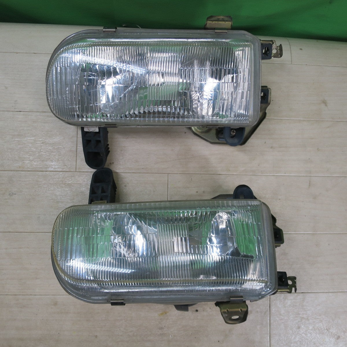 左右セット☆ホンダ JA2 JW3 トゥデイ 純正 ヘッドライト STANLEY 001-6511 12V65/55W ヘッドランプ スタンレー HONDA 照明 カー パーツ 現状品②☆