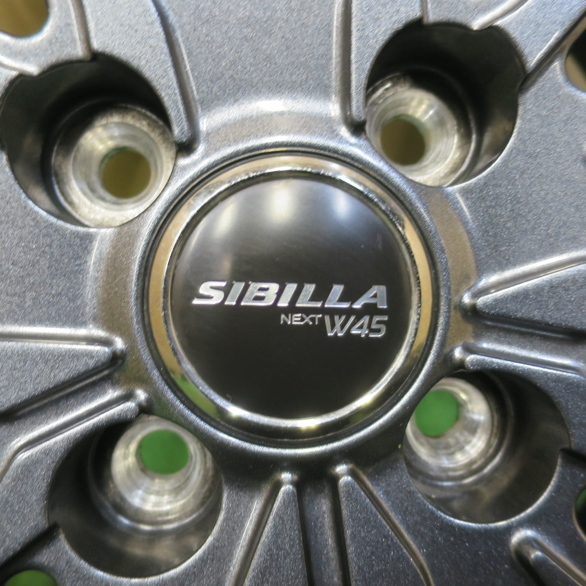 バリ溝！24年！キレイ！9分★スタッドレス 165/70R14 ヨコハマ アイスガード iG60 SIBILLA NEXT W45 シビラ 14インチ PCD100/4H★6051802イス