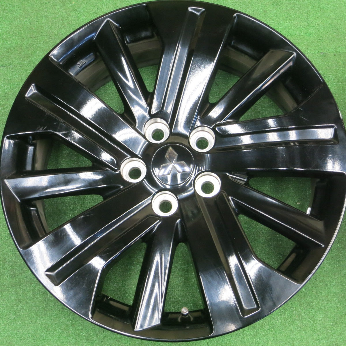 4本価格★三菱 RVR ブラックエディション 純正 ENKEI ホイール 18インチ 18×7J エンケイ PCD114.3/5H★6021803NKホ