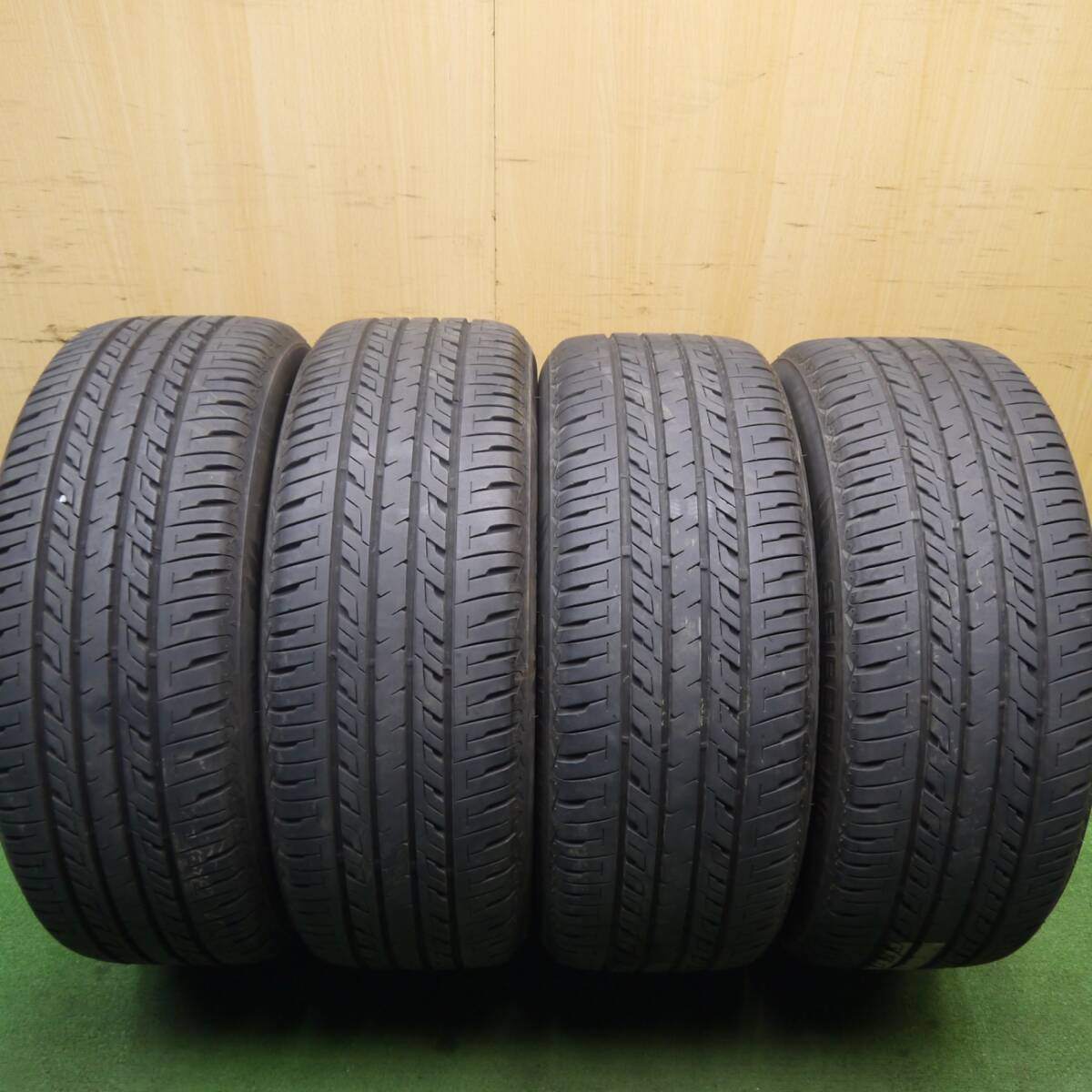 バリ溝！21年！9.5分★日産 V36 スカイライン 純正 225/50R18 245/45R18 セイバーリング SL201 18インチ PCD114.3/5H★5051403Hノ