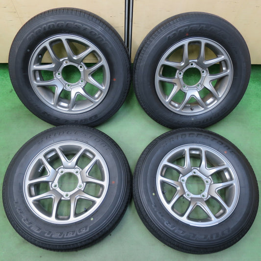 バリ溝！23年！キレイ！9.5分★スズキ JB64 W ジムニー 純正 175/80R16 ブリヂストン デューラー H/L 852 16インチ PCD139.7/5H★5111211イノ