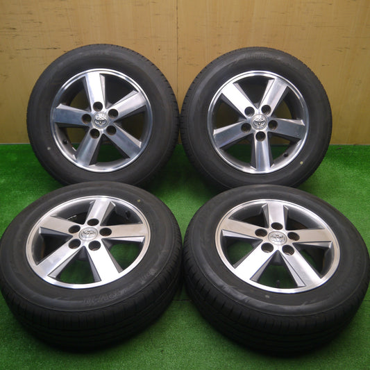 [送料無料] バリ溝！21年！9.5分★トヨタ アイシス 純正 195/65R15 ブリヂストン LUFT RV2 15インチ PCD114.3/5H★4110605Hノ