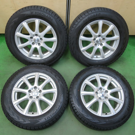 バリ溝！9.5分★スタッドレス 225/65R17 ヨコハマ アイスガード G075 DUFACT デュファクト 17インチ PCD114.3/5H★5102407イス