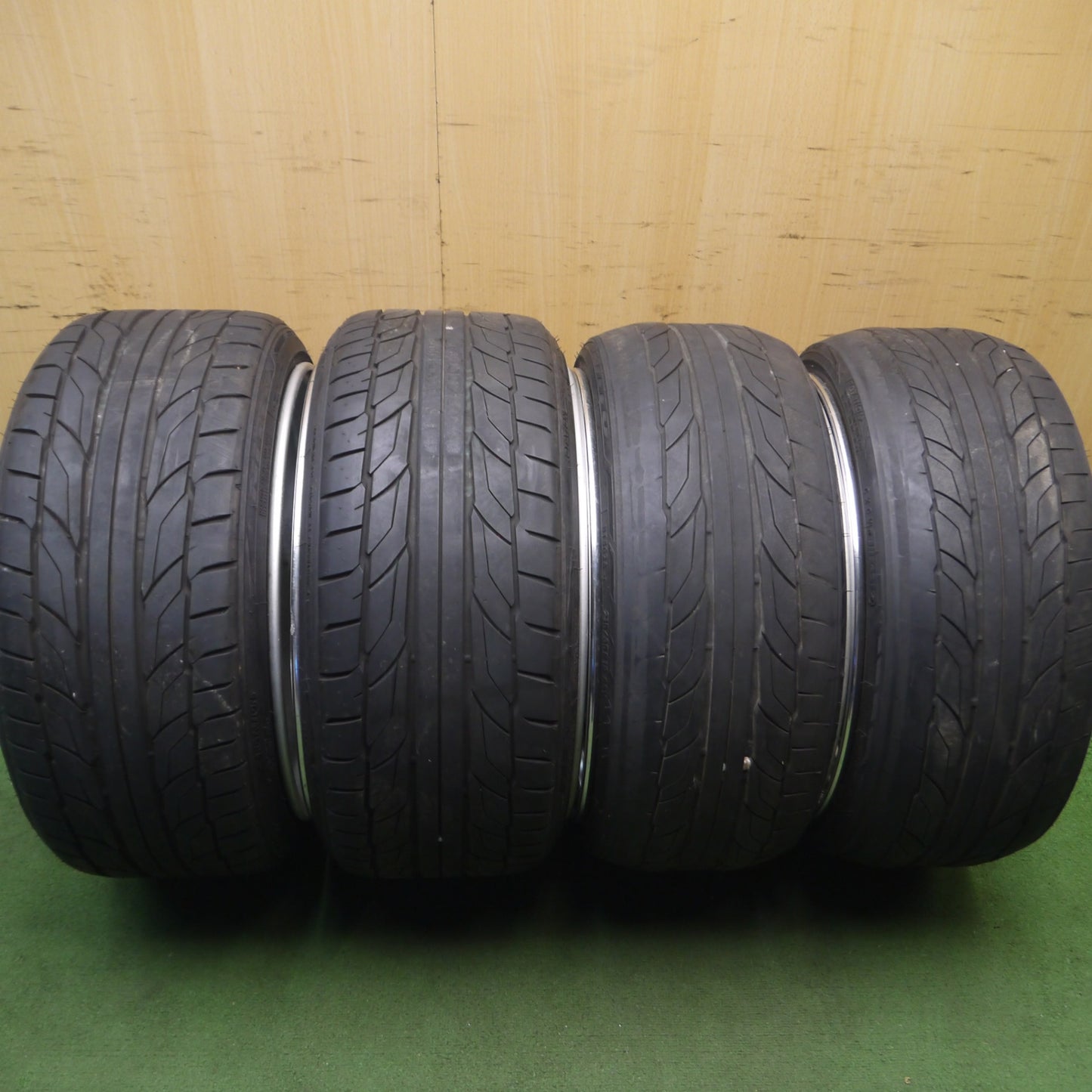 *送料無料* バリ溝！8.5分★WORK MEISTER S1 MSTN/3P 215/35R19 235/35R19  ニットー NT555 G2 ワーク マイスター PCD114.3/5H★4071002Hノ