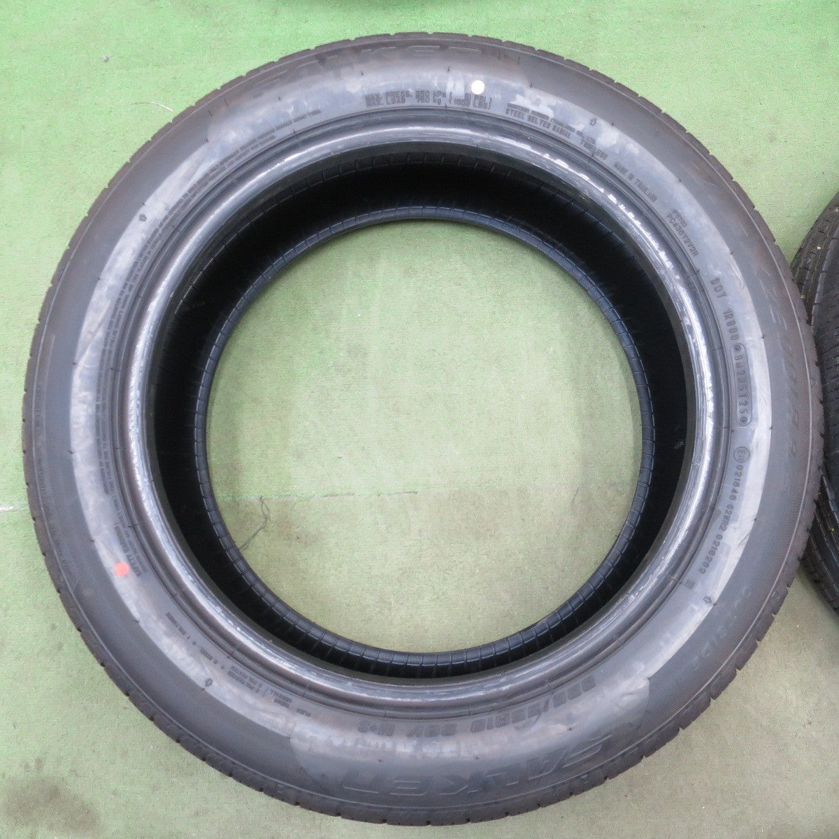 新車外し！25年◎225/55R18 ファルケン ZIEX ZE001A A/S タイヤ 18インチ デリカD5 アウトランダー エクストレイル クロストレック 等◎6082102NGノタ