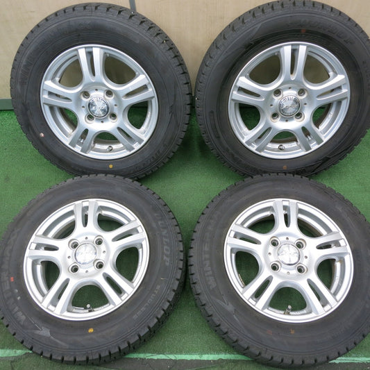 *送料無料* バリ溝！22年！ほぼ10分★スタッドレス 145/80R13 ダンロップ ウインターマックス WM02 JOKER ジョーカー 13インチ PCD100/4H★4051302NJス