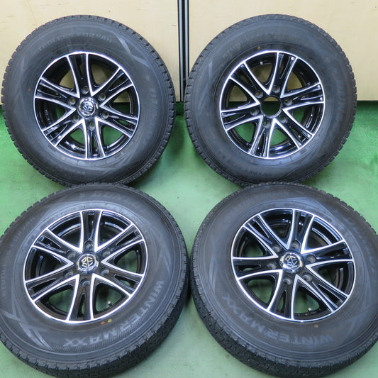 バリ溝！9.5分★ハイエース 等 195/80R15 107/105L スタッドレス ダンロップ ウインターマックス SV01 BE LIMITED 15インチ PCD139.7/6H★5071501TTス