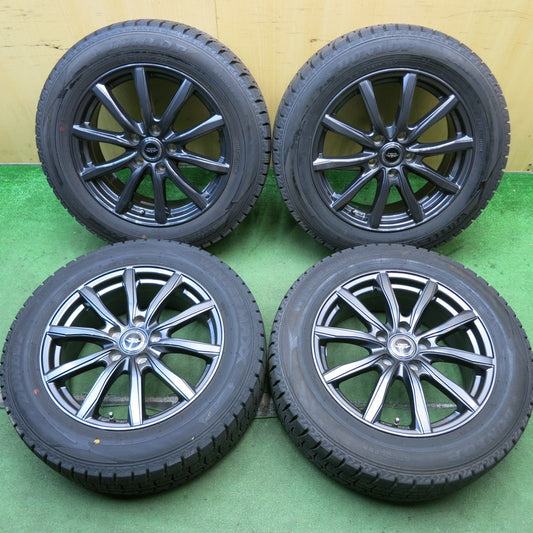 バリ溝！22年！キレイ！ほぼ10分★スタッドレス 215/60R17 ダンロップ ウインターマックス WM02 TEAD テッド 17インチ PCD114.3/5H★5090411HAス
