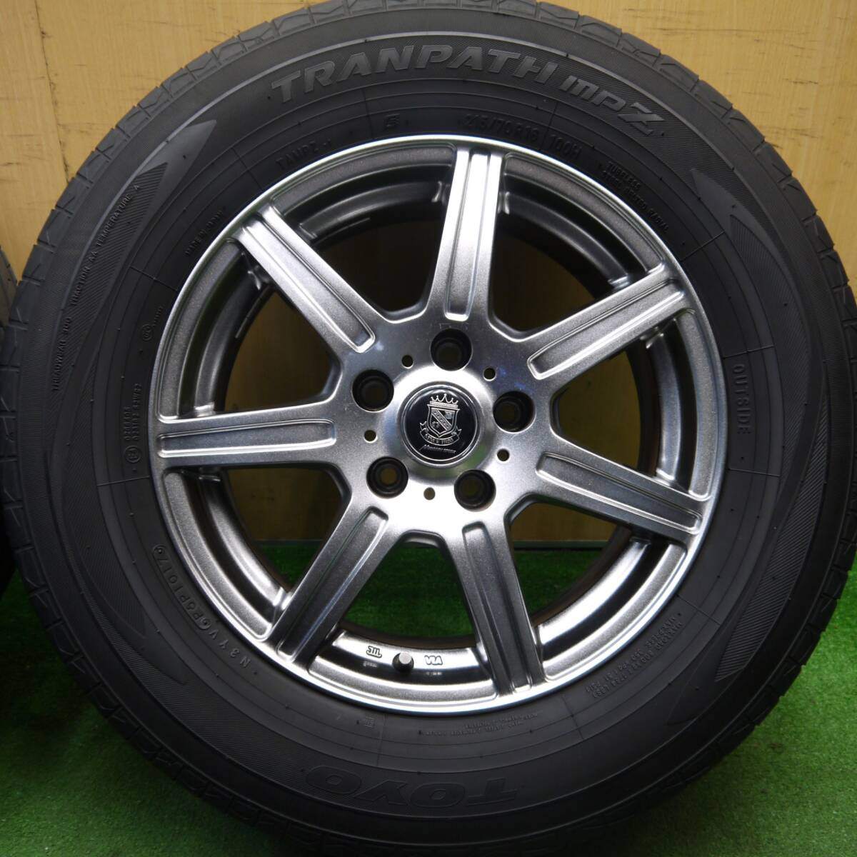 キレイ★215/70R16 トーヨー トランパス MPZ MANARAY SPORT マナレイ スポーツ 16インチ PCD114.3/5H★5040410Hノ