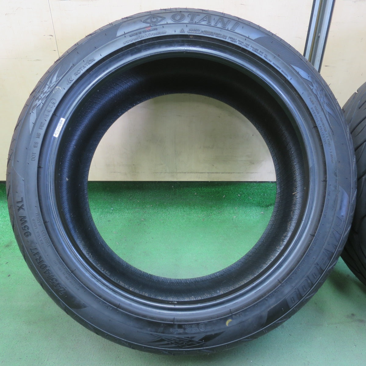 バリ溝！25年！9.5分！2本◎245/40R17 オータニ BM2000 OTANI 17インチ サーキット レース ドリフト タイヤ◎6082810イノタ