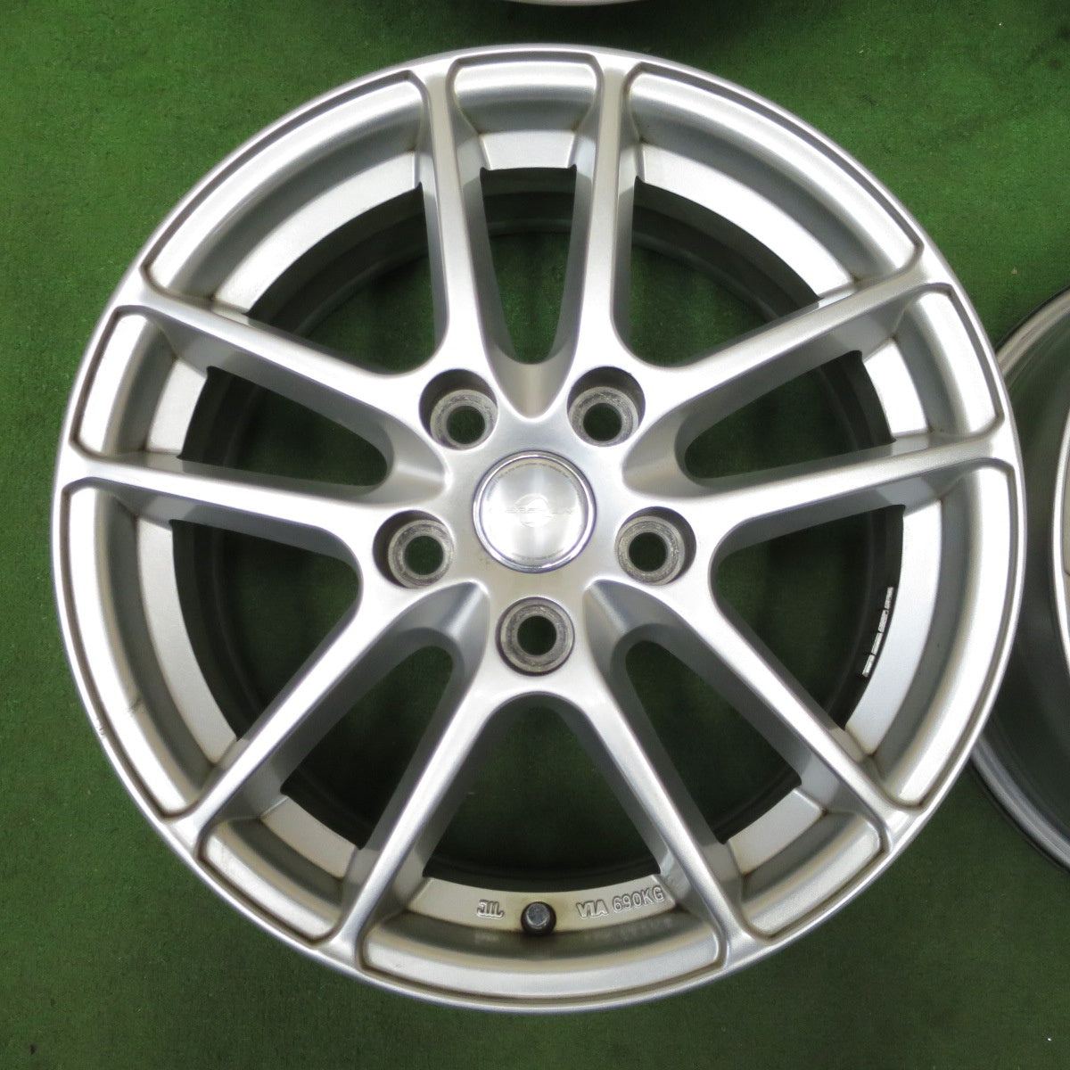 4本価格★ENERGY LINE エナジーライン 16インチ ホイール 16×6.5J PCD114.3/5H★6040102NGホ