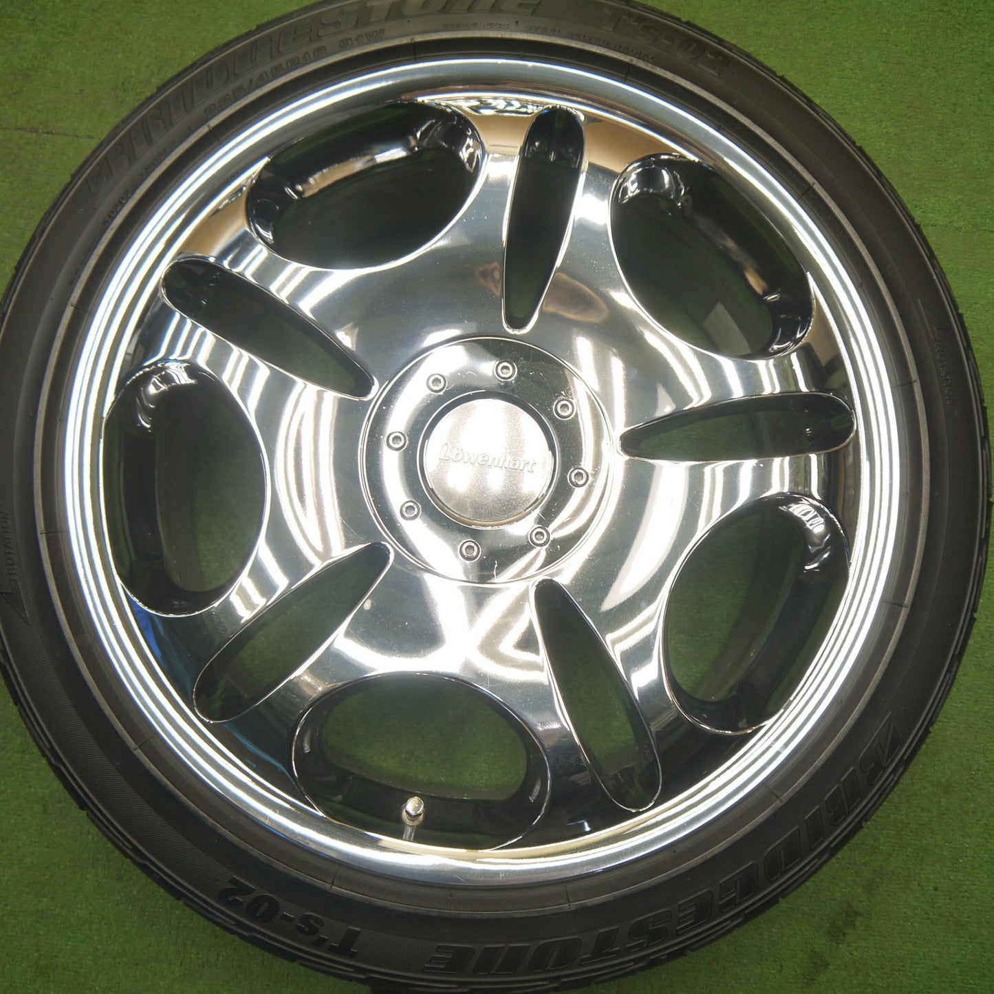 キレイ★アウディ ベンツ 等 Lowenhart LD1 225/45R18 ブリヂストン T's-02 レーベンハート 18インチ PCD112/5H★6011603Hノ