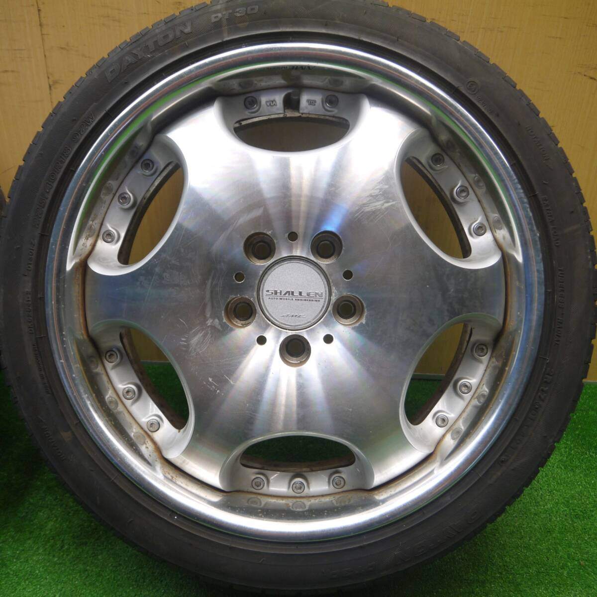 [送料無料] 4本価格★SHALLEN AME 225/40R18 デイトン DT30 シャレン 18インチ PCD114.3/5H★4090203Hノ