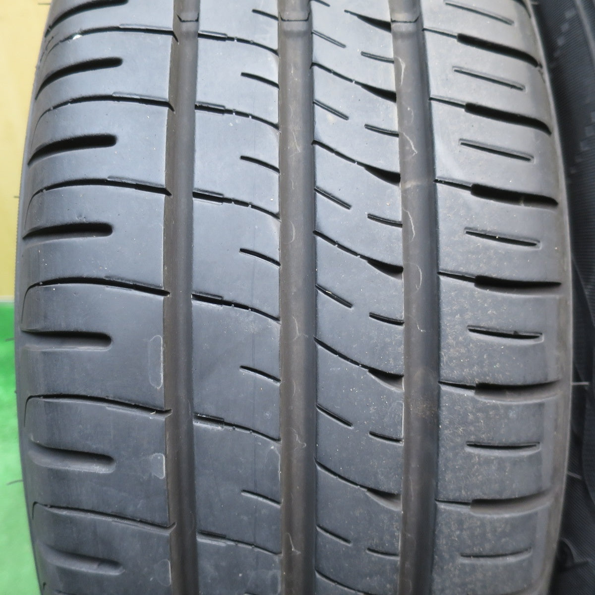 バリ溝！23年！9.5分★日産 TB17 シルフィ 純正 ENKEI 195/60R16 ダンロップ エナセーブ EC204 エンケイ 16インチ PCD114.3/5H★6032205NJノ