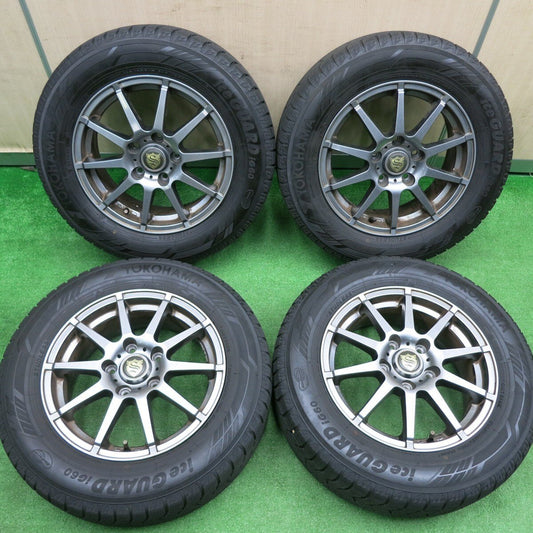 4本価格★スタッドレス 195/65R15 ヨコハマ アイスガード iG60 社外 アルミ 15インチ PCD114.3/5H★4111301TNス
