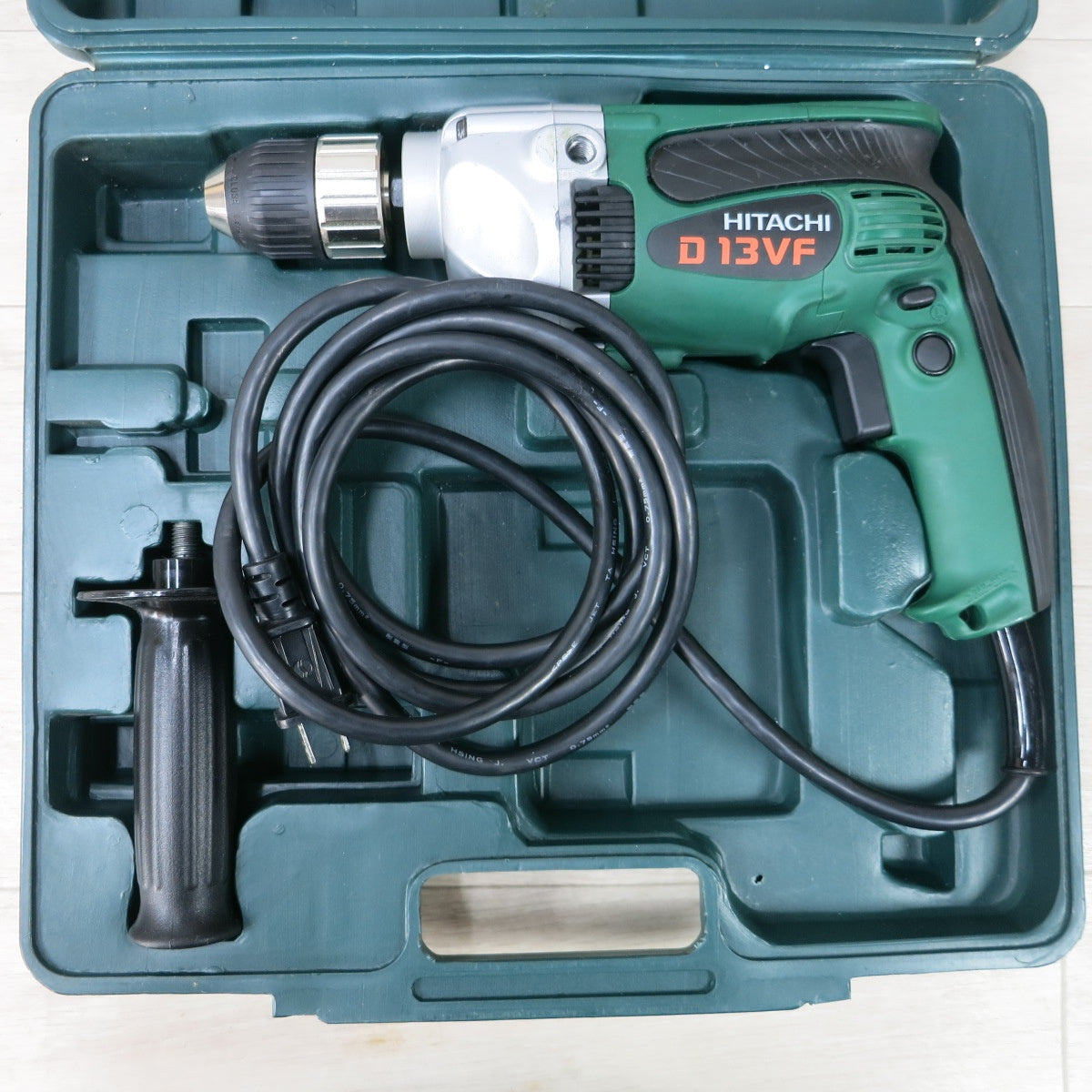 [送料無料] ◆日立工機 13mm 変速 電気 ドリル 100V 50 / 60HZ 710W D13VF ケース付き 電動 工具◆