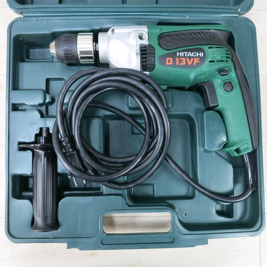 [送料無料] ◆日立工機 13mm 変速 電気 ドリル 100V 50 / 60HZ 710W D13VF ケース付き 電動 工具◆