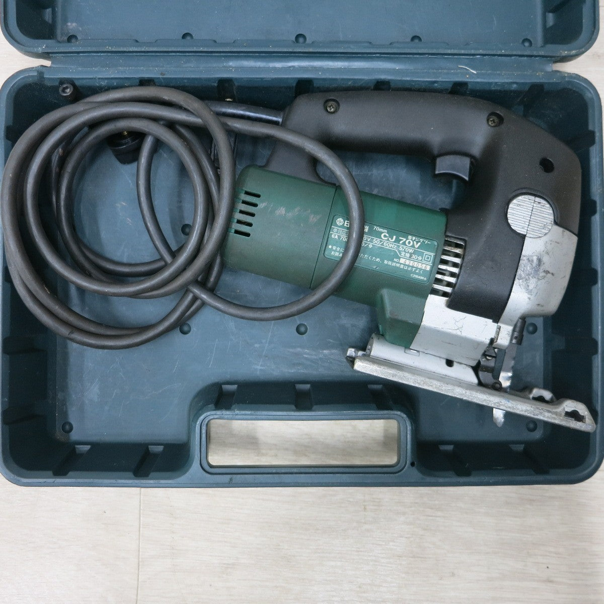 [送料無料] ◆日立工機 70mm 電子 ジグソー 100V CJ70V ケース付き のこぎり 切断機 木工 電動 工具◆
