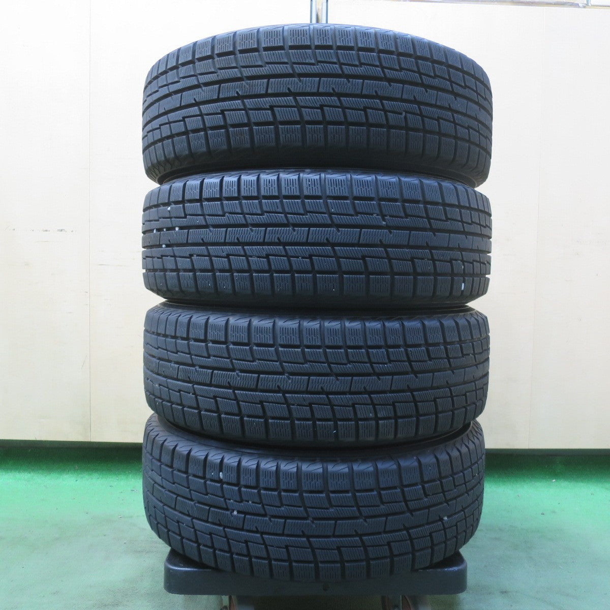 バリ溝！9分◎ホンダ GP5 GP6 フィット 純正 スチール 185/60R15 スタッドレス プラクティバ アイス BP02 ヨコハマ 15インチ PCD114.3/4H◎6092503イス