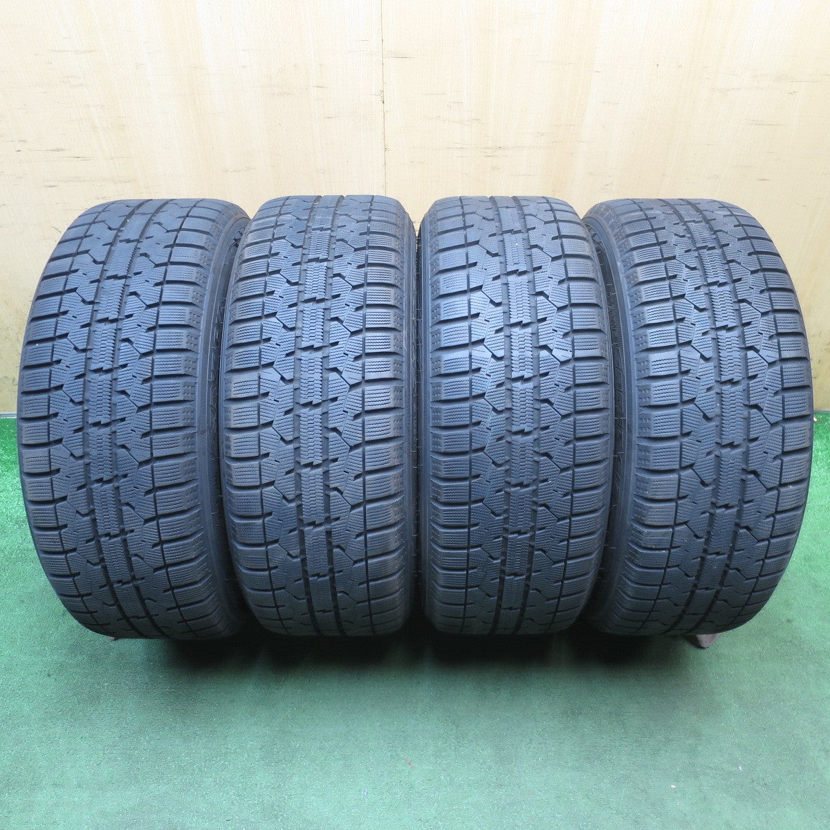 バリ溝！23年！9.5分◎ワーゲン 等 225/50R17 スタッドレス トーヨー オブザーブ ガリット GIZ 社外 アルミ 17インチ PCD112/5H◎6101208NJス