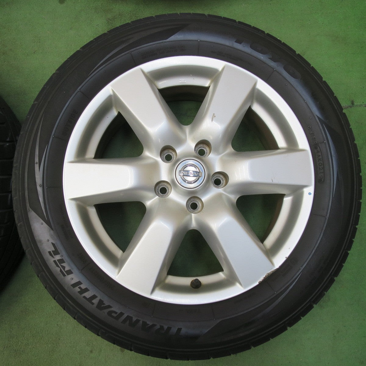 4本価格★日産 T31 エクストレイル 純正 215/60R17 トーヨー トランパス ML 17インチ PCD114.3/5H★6010912イノ