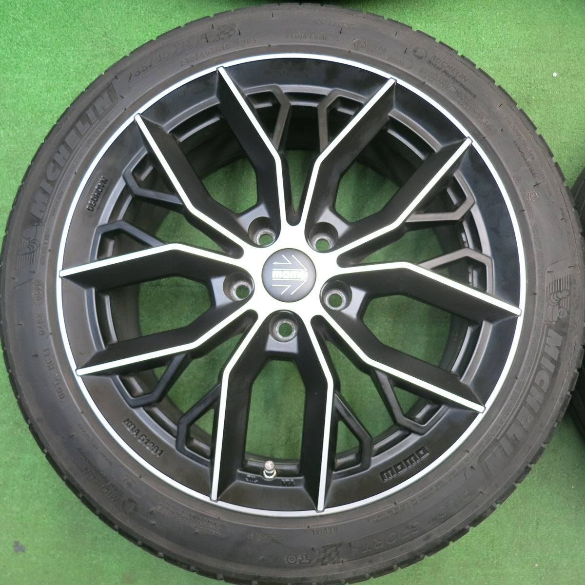 4本価格★MOMO MASSIMO 235/45R18 ミシュラン パイロットスポーツ4 TO モモ マッシモ 18インチ PCD114.3/5H★6030503HAノ