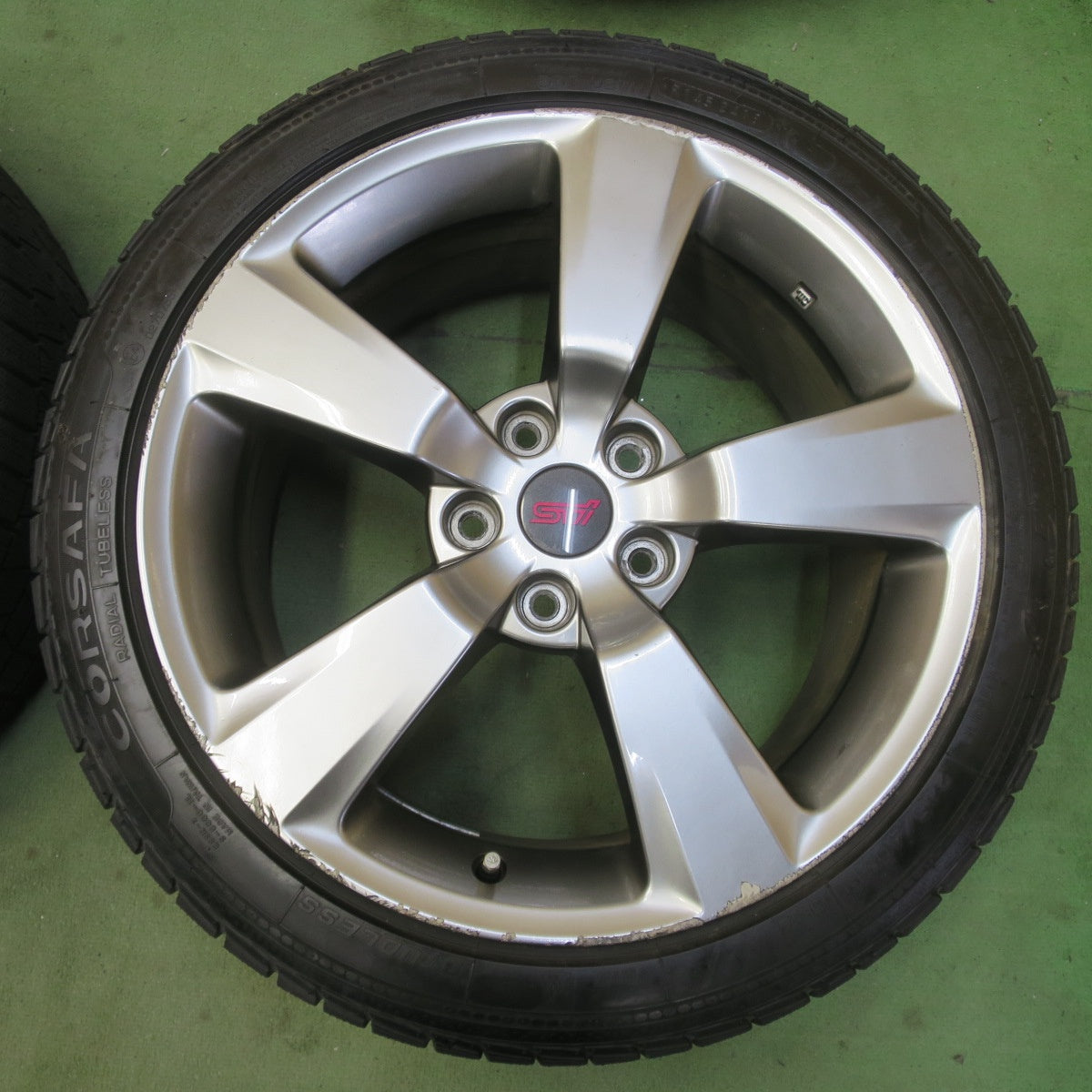 バリ溝！9分★スバル WRX STi 純正 245/40R18 スタッドレス ナンカン CORSAFA 18インチ PCD114.3/5H★6052708イス