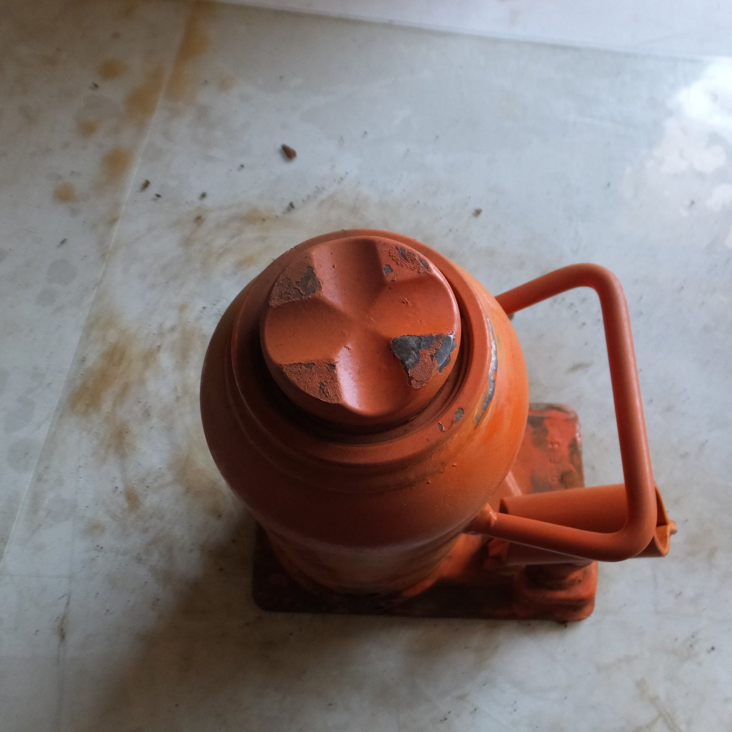 [送料無料] ◆マサダ 油圧ジャッキ MHK-15N 工具 15TON 15ton 15トン 15000kg 油圧式 オイル だるま ダルマ 車載 自動車 点検 整備(7)◆