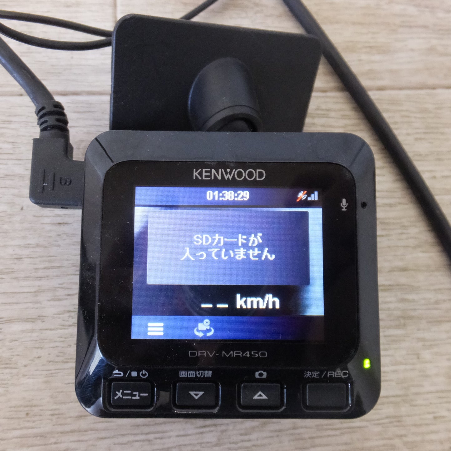 [送料無料] ★ケンウッド KENWOOD 前後撮影対応 2カメラドライブレコーダー DRV-MR450 メインユニットのみ　SDカードなし(59)★