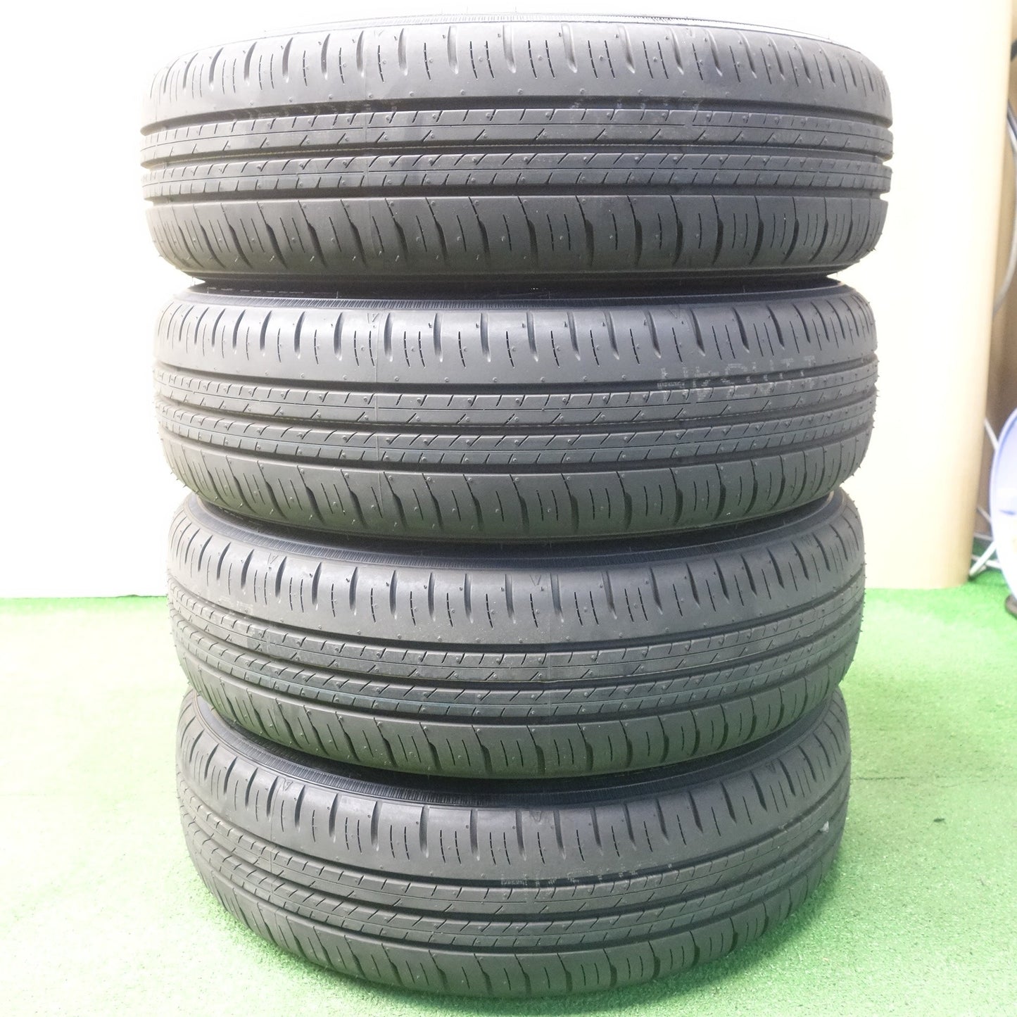 新車外し！25年★三菱 デリカ ミニ 純正 155/65R14 ダンロップ エナセーブ EC300+ 14インチ PCD100/4H★6022101KTノ