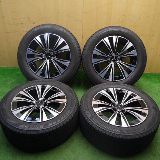 [送料無料] バリ溝！22年！キレイ！9.5分★ベンツ W206 Cクラス 純正 225/55R17 スタッドレス ブリヂストン ブリザック VRX3 17インチ PCD112/5H★5032511Hス
