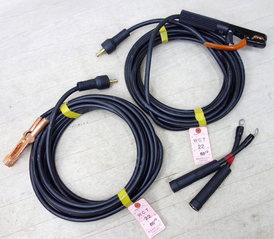 [送料無料] 未使用◆堺電業 溶接用 ケーブル WCT 22sq 10メートル 2個セット◆