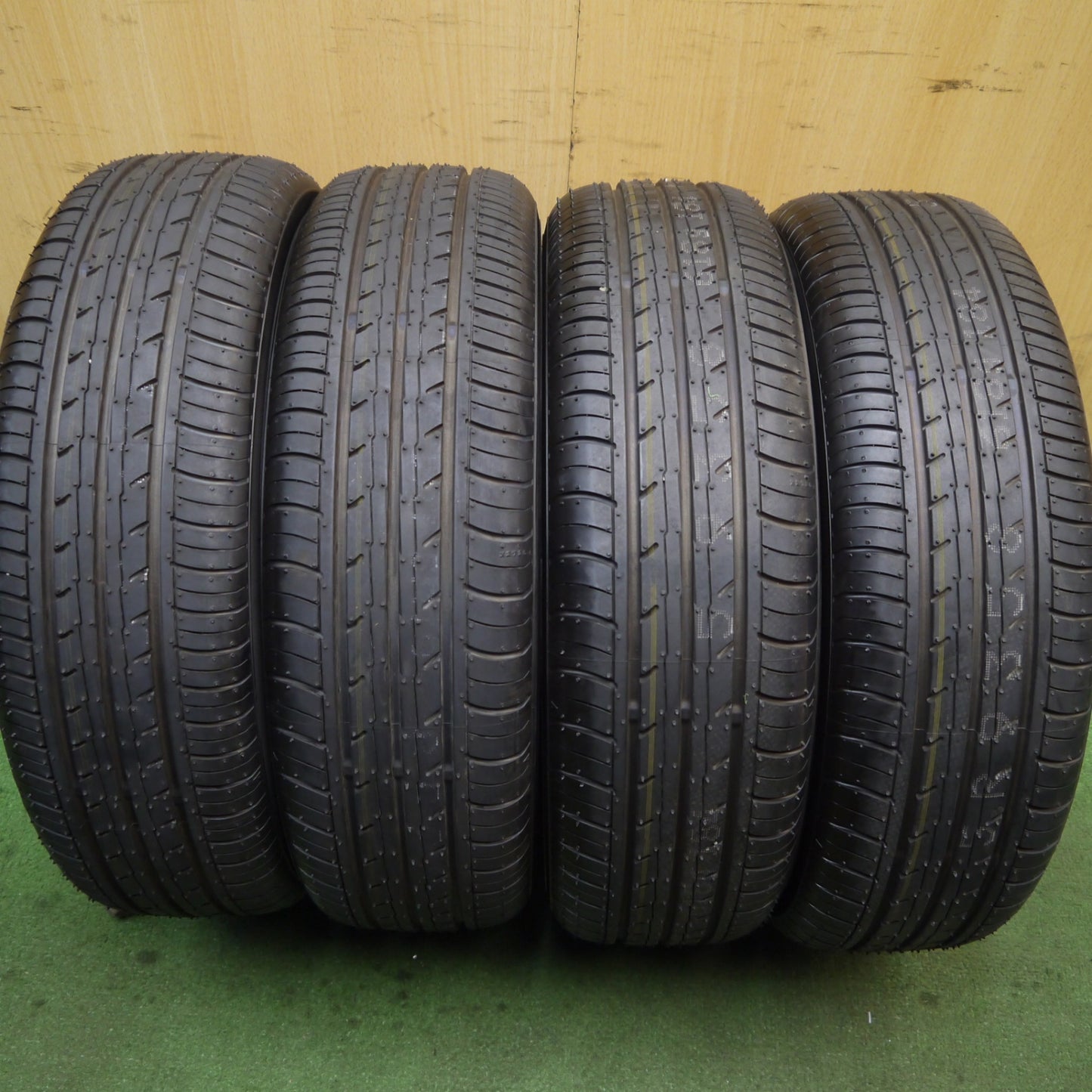 新車外し！25年★スズキ MK54S スペーシア カスタム 純正 165/55R15 ヨコハマ BluEarth-ES ES32 15インチ PCD100/4H★5082509Hノ