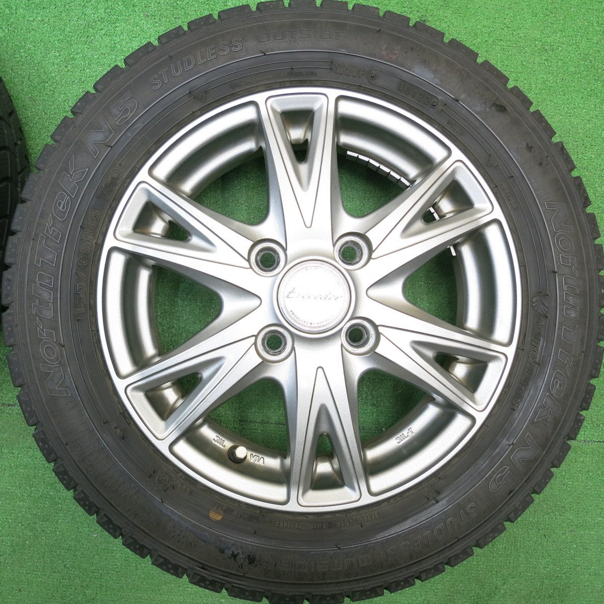 バリ溝！22年！9.5分以上★スタッドレス 155/65R13 オートバックス ノーストレック N5 Exceeder エクシーダー 13インチ PCD100/4H★5122509HAス