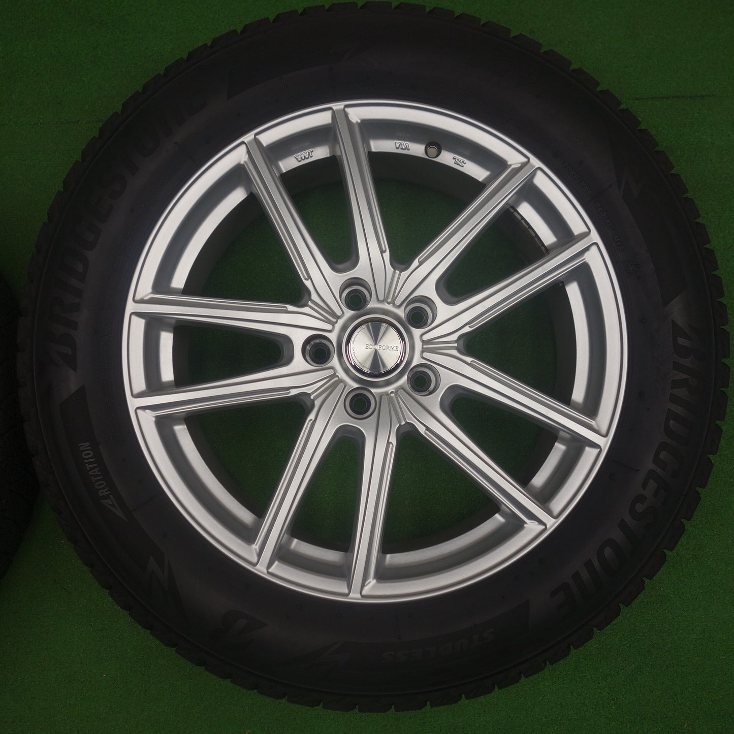 バリ溝！22年！キレイ！9分◎スタッドレス 225/60R18 ブリヂストン ブリザック DM-V3 ECO FORME SE-20 エコフォルム 18インチ PCD114.3/5H◎6070401KTス