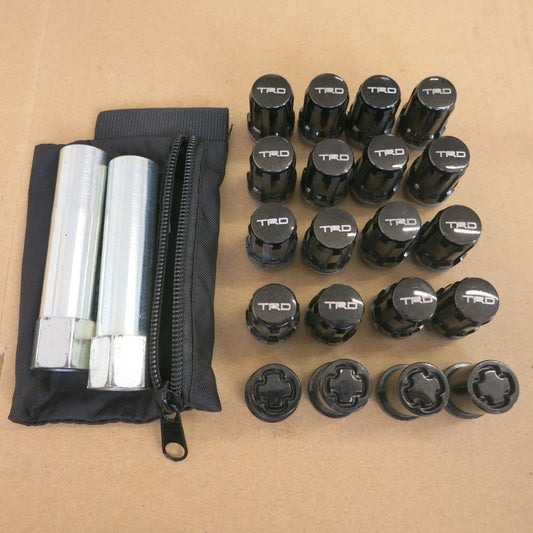 [送料無料] セット◆TRD ロック ナット 20個 ホイール ロック キー 2点 型式 不明◆