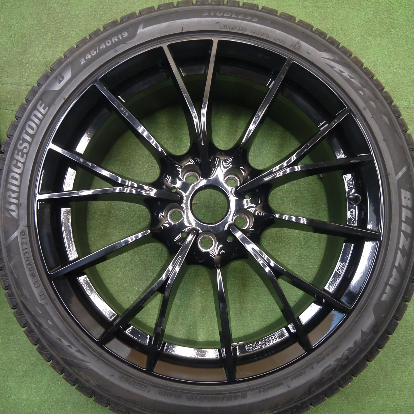 4本価格★BMW 等 MAK FABRIK 245/40R19 スタッドレス ブリヂストン ブリザック VRX3 19インチ ファブリック PCD112/5H★6021609Hス