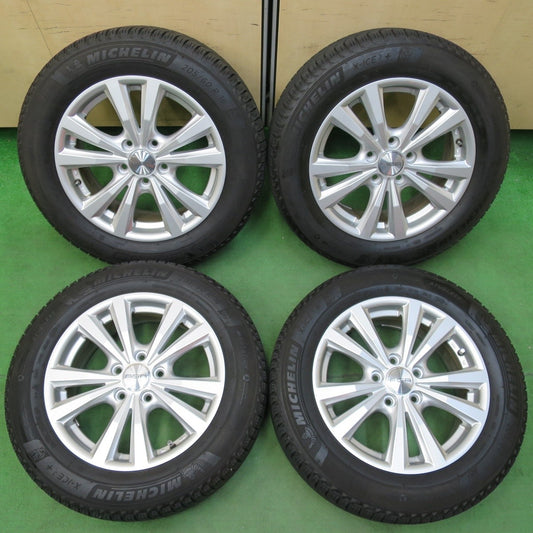 バリ溝！9分★アウディ ワーゲン 等 AGA DORF 205/60R16 スタッドレス ミシュラン X-ICE3+ 16インチ ドルフ PCD112/5H★5010711イス