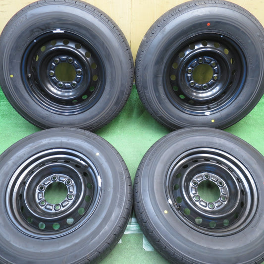 新車外し！26年◎トヨタ ハイエース 純正 スチール 195/80R15 107/105S ブリヂストン エコピア RD613 15インチ PCD139.7/6H◎6091912NJノ
