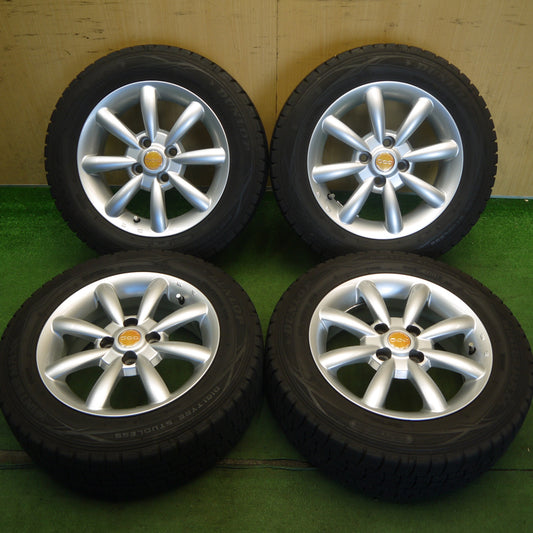 キレイ◎FIAT フィアット 500 TARGA AGA 500 175/65R14 スタッドレス ダンロップ ウインターマックス WM01 14インチ PCD98/4H◎6071503Hス
