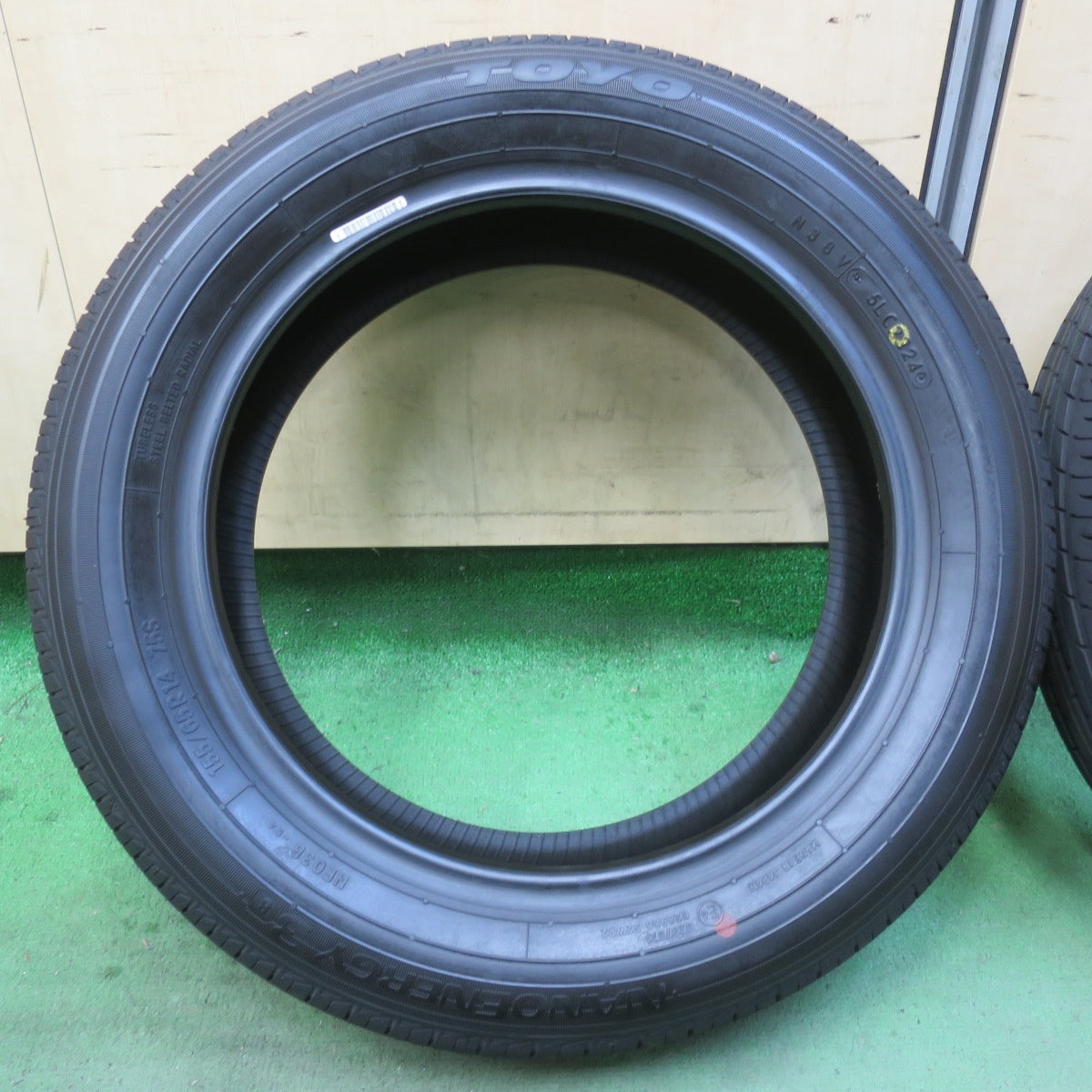 新車外し！24年★155/65R14 トーヨー ナノエナジー 3 B タイヤ 14インチ ムーブ タント ワゴンR N-BOX スペーシア デイズ ウェイク 等★6012708イノタ